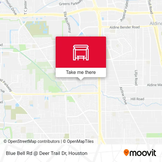 Mapa de Blue Bell Rd @ Deer Trail Dr