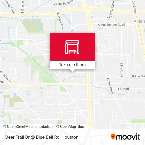 Mapa de Deer Trail Dr @ Blue Bell Rd