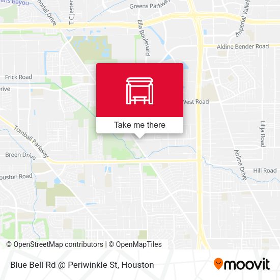 Blue Bell Rd @ Periwinkle St map