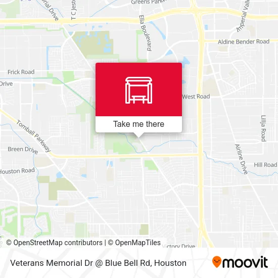 Veterans Memorial Dr @ Blue Bell Rd map