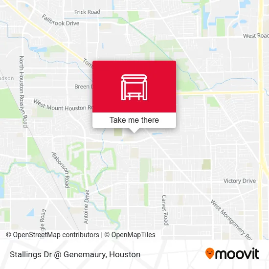 Stallings Dr @ Genemaury map