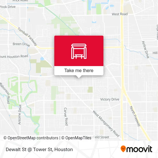 Dewalt St @ Tower St map