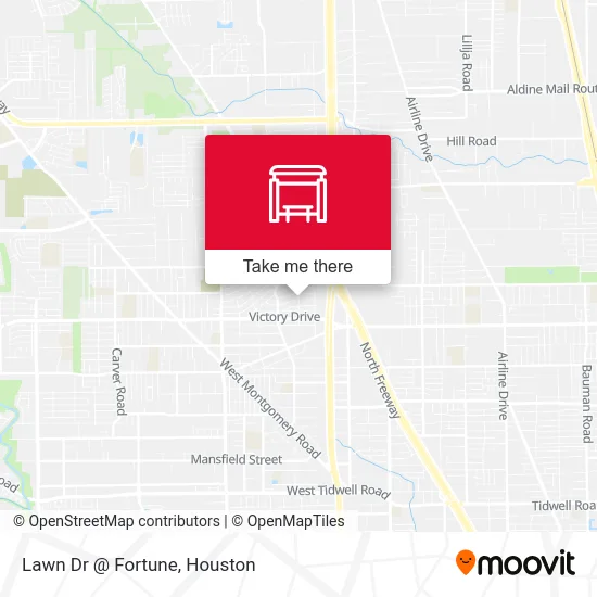 Lawn Dr @ Fortune map
