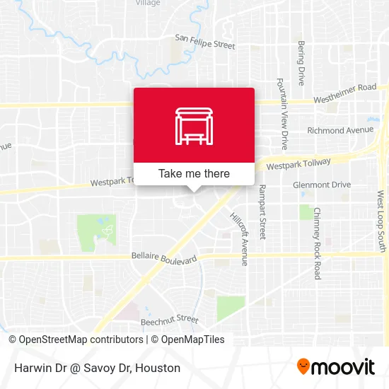 Mapa de Harwin Dr @ Savoy Dr