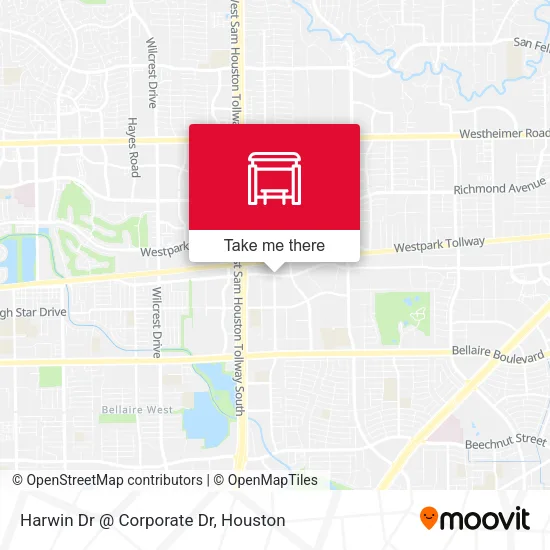 Harwin Dr @ Corporate Dr map