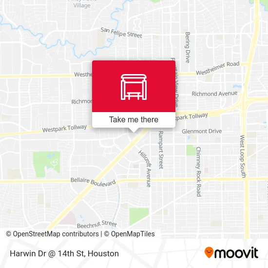 Harwin Dr @ 14th St map