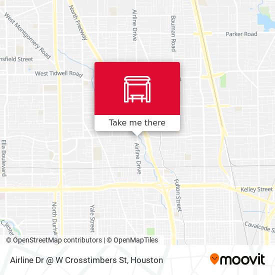 Airline Dr @ W Crosstimbers St map