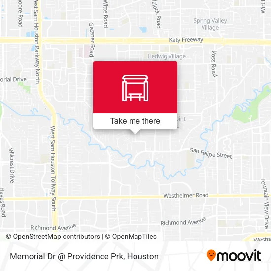Memorial Dr @ Providence Prk map