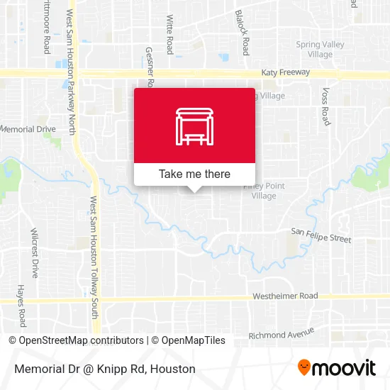 Memorial Dr @ Knipp Rd map