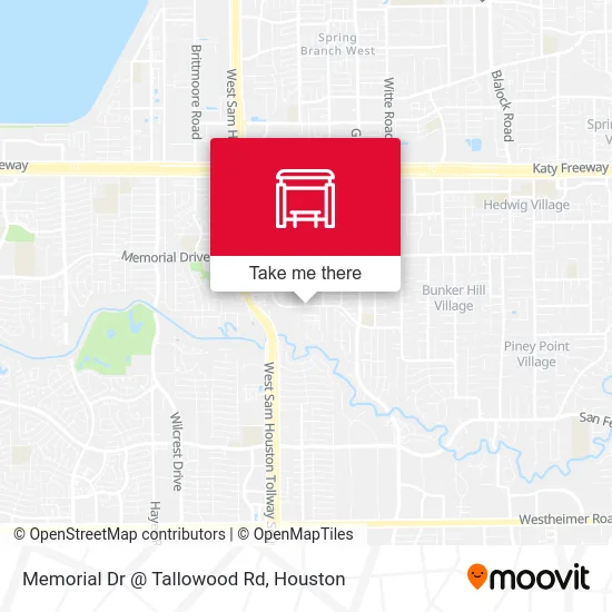 Memorial Dr @ Tallowood Rd map