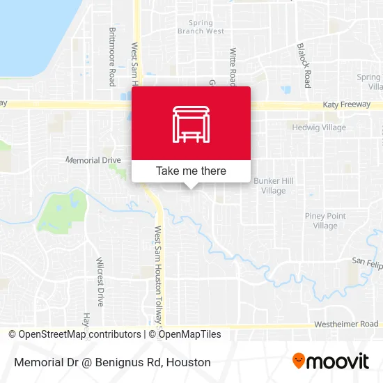 Memorial Dr @ Benignus Rd map