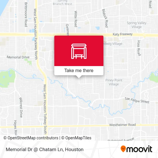 Memorial Dr @ Chatam Ln map