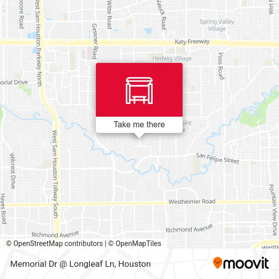 Memorial Dr @ Longleaf Ln map