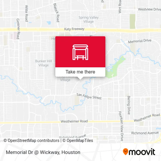 Mapa de Memorial Dr @ Wickway