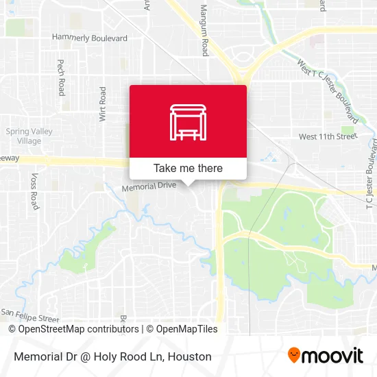 Memorial Dr @ Holy Rood Ln map