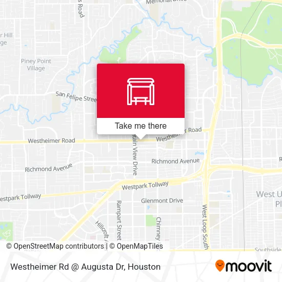 Mapa de Westheimer Rd @ Augusta Dr