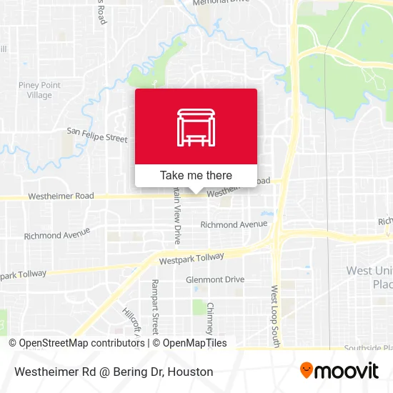 Westheimer Rd @ Bering Dr map