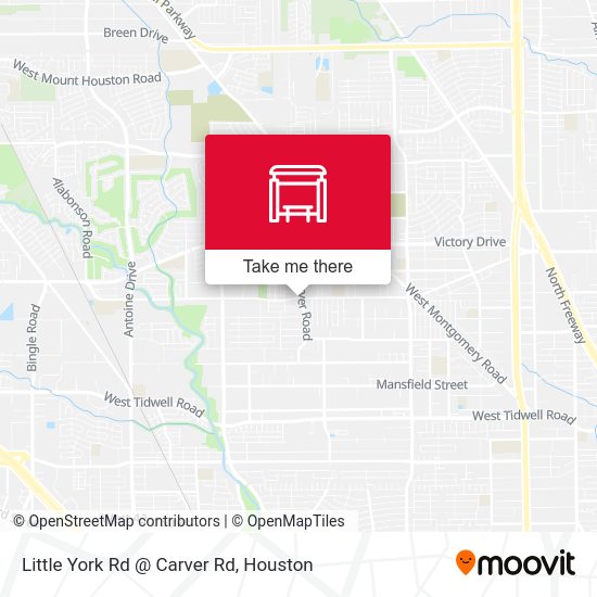 Little York Rd @ Carver Rd map