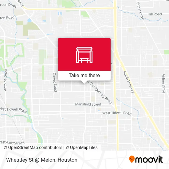 Wheatley St @ Melon map