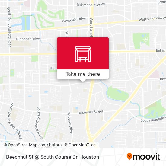 Beechnut St @ South Course Dr map