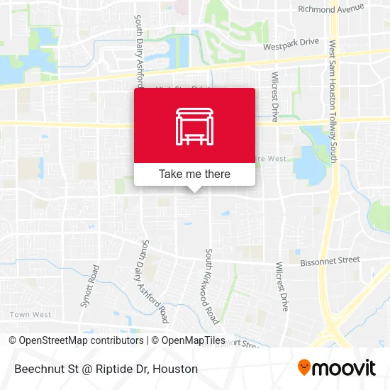 Beechnut St @ Riptide Dr map