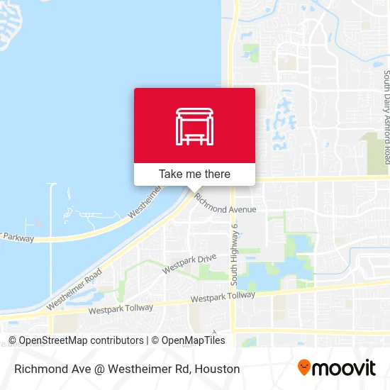 Mapa de Richmond Ave @ Westheimer Rd