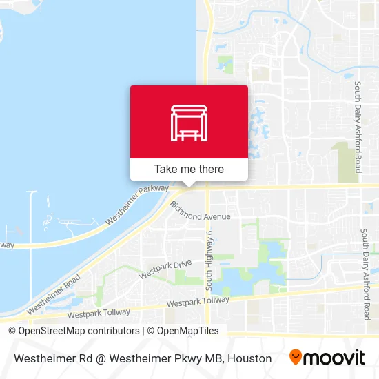 Mapa de Westheimer Rd @ Westheimer Pkwy MB
