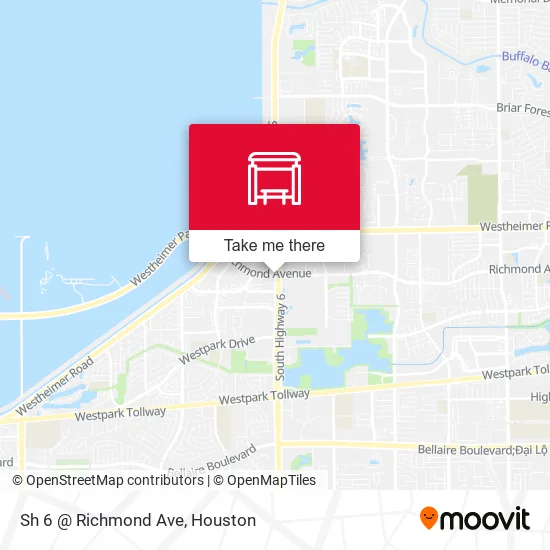 Sh 6 @ Richmond Ave map