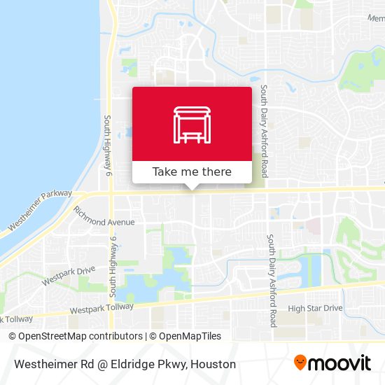 Westheimer Rd @ Eldridge Pkwy map