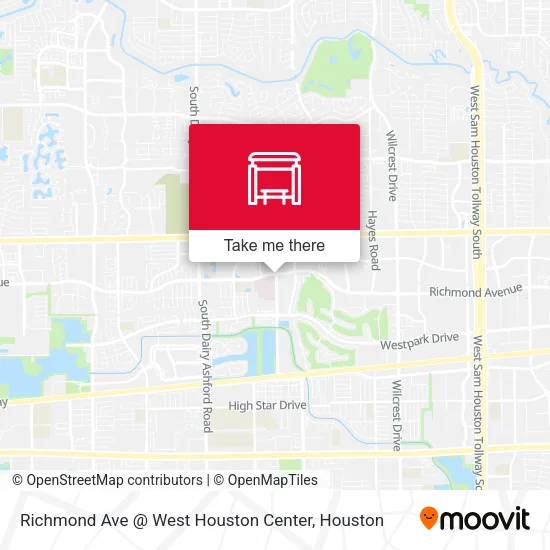 Richmond Ave @ West Houston Center map