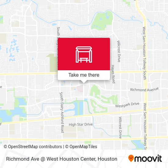 Richmond Ave @ West Houston Center map
