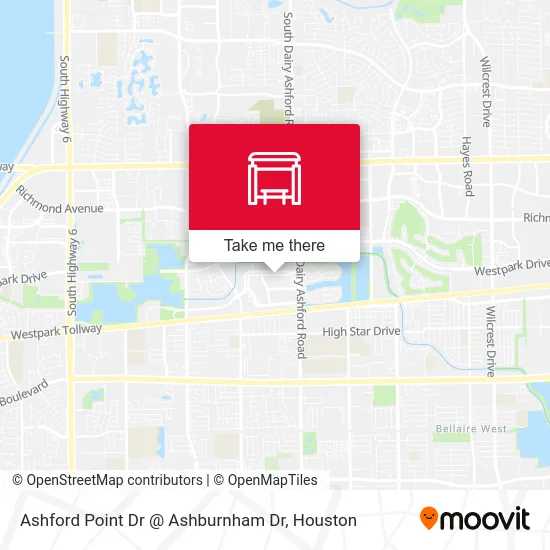 Ashford Point Dr @ Ashburnham MB map