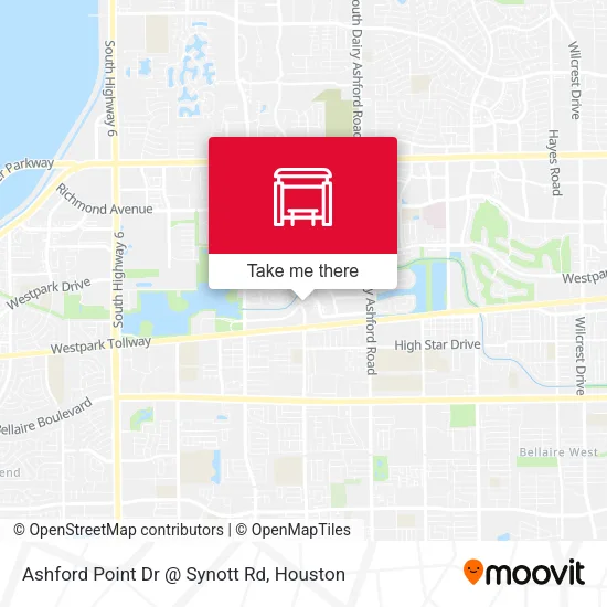 Ashford Point Dr @ Synott Rd map