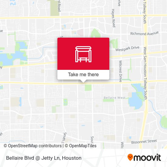 Bellaire Blvd @ Jetty Ln map