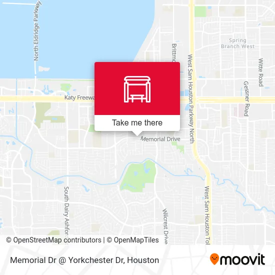 Memorial Dr @ Yorkchester Dr map