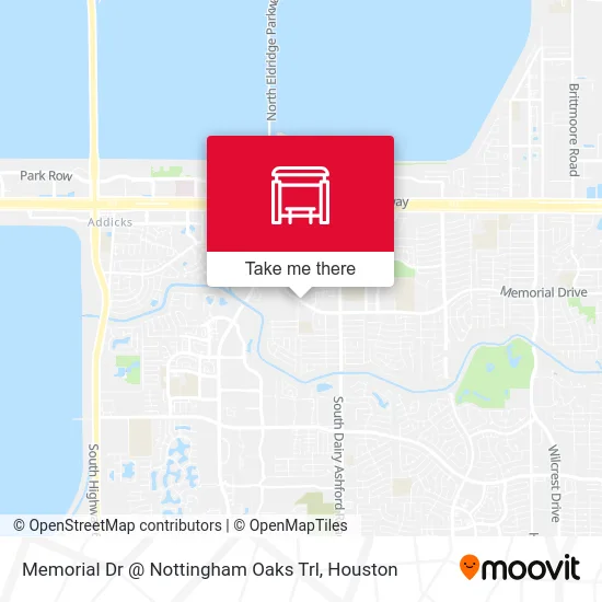 Memorial Dr @ Nottingham Oaks Trl map