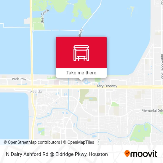 N Dairy Ashford Rd @ Eldridge Pkwy map
