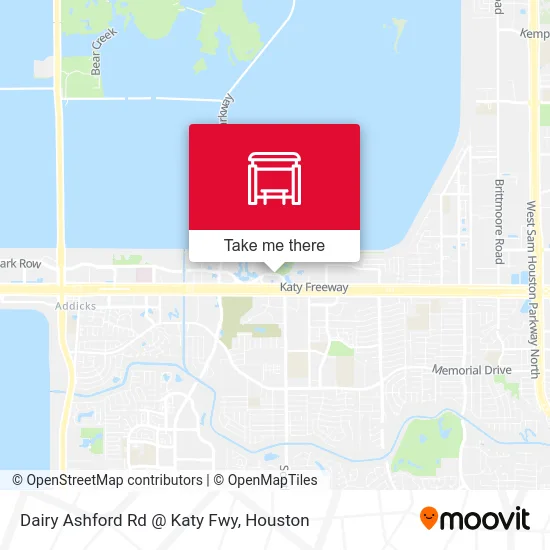 N Dairy Ashford @ Eldridge Pkwy Mb2 map