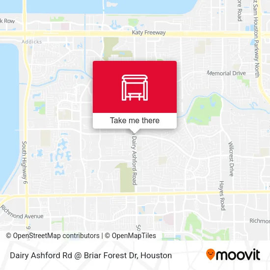 Dairy Ashford Rd @ Briar Forest Dr map