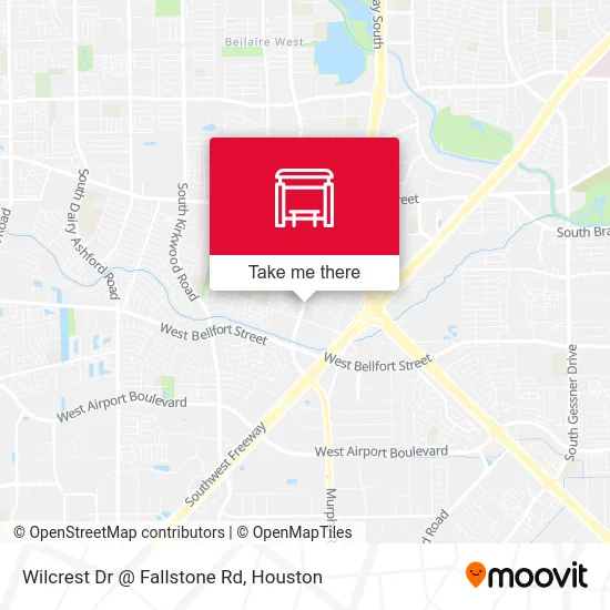 Wilcrest Dr @ Fallstone Rd map