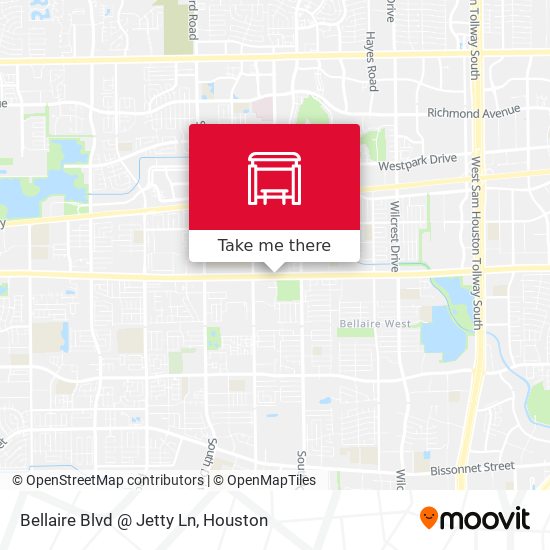 Bellaire Blvd @ Jetty Ln map