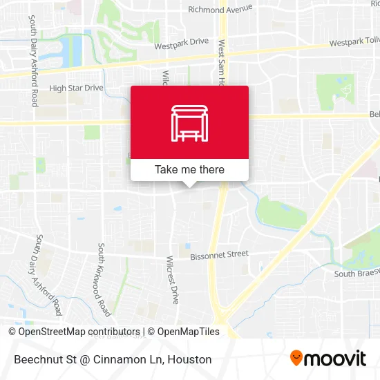 Beechnut St @ Cinnamon Ln map