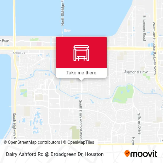 Dairy Ashford Rd @ Broadgreen Dr map