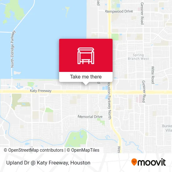 Mapa de Upland Dr @ Katy Freeway