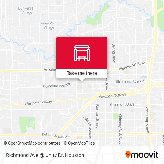Richmond Ave @ Unity Dr map