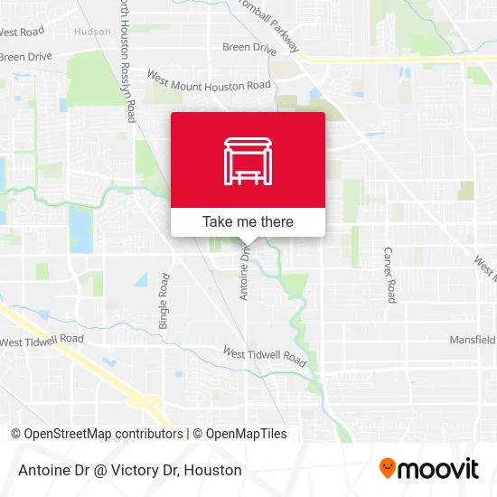 Antoine Dr @ Victory Dr map