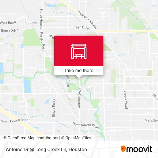 Antoine Dr @ Long Creek Ln map