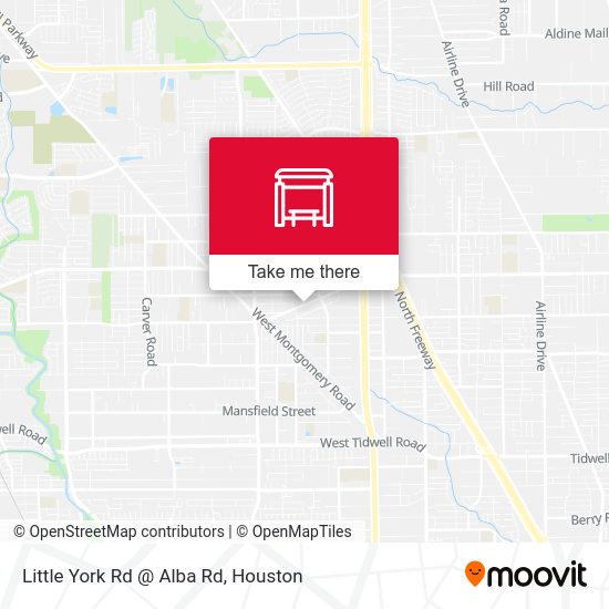 Little York Rd @ Alba Rd map