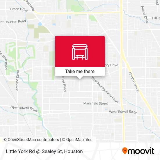 Little York Rd @ Sealey St map
