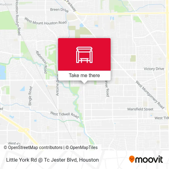 Mapa de Little York Rd @ Tc Jester Blvd